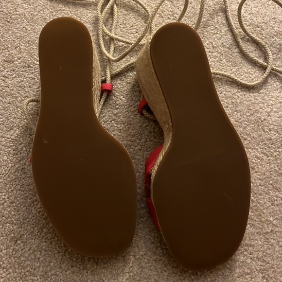 NWOT Lauren by Ralph Lauren Wrap Espadrilles - Picture 3 of 3